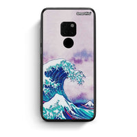 Thumbnail for Huawei Mate 20 Blue Waves θήκη από τη Smartfits με σχέδιο στο πίσω μέρος και μαύρο περίβλημα | Smartphone case with colorful back and black bezels by Smartfits