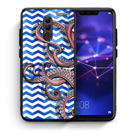 Thumbnail for Θήκη Huawei Mate 20 Lite Chevron Devilfish από τη Smartfits με σχέδιο στο πίσω μέρος και μαύρο περίβλημα | Huawei Mate 20 Lite Chevron Devilfish case with colorful back and black bezels