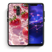 Thumbnail for Θήκη Huawei Mate 20 Lite Juicy Strawberries από τη Smartfits με σχέδιο στο πίσω μέρος και μαύρο περίβλημα | Huawei Mate 20 Lite Juicy Strawberries case with colorful back and black bezels