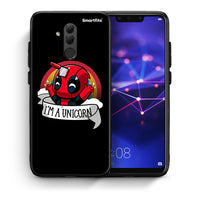 Thumbnail for Θήκη Huawei Mate 20 Lite Unicorn Deadpool από τη Smartfits με σχέδιο στο πίσω μέρος και μαύρο περίβλημα | Huawei Mate 20 Lite Unicorn Deadpool case with colorful back and black bezels