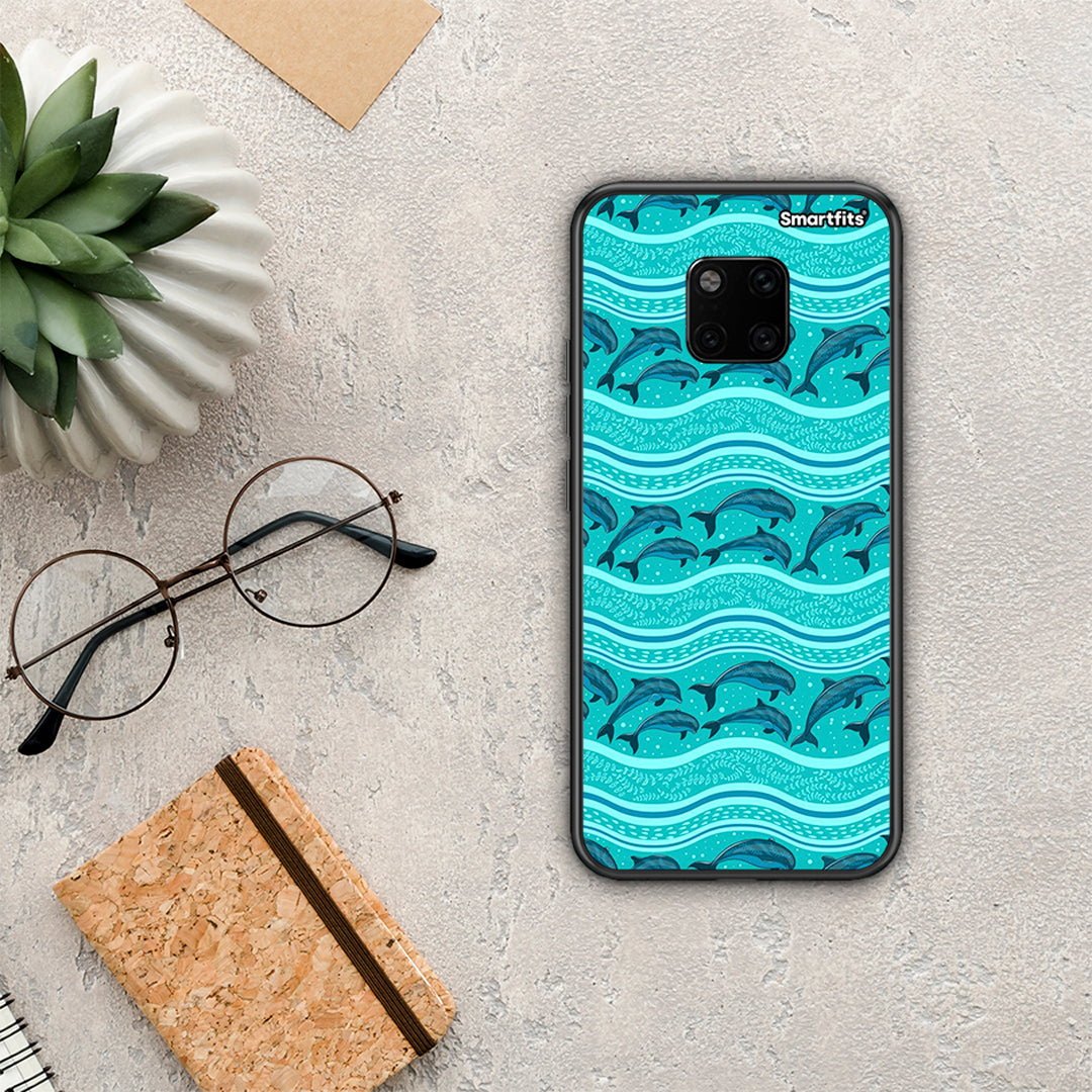 Swimming Dolphins - Huawei Mate 20 Pro case