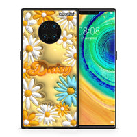 Thumbnail for Θήκη Huawei Mate 30 Pro Bubble Daisies από τη Smartfits με σχέδιο στο πίσω μέρος και μαύρο περίβλημα | Huawei Mate 30 Pro Bubble Daisies case with colorful back and black bezels
