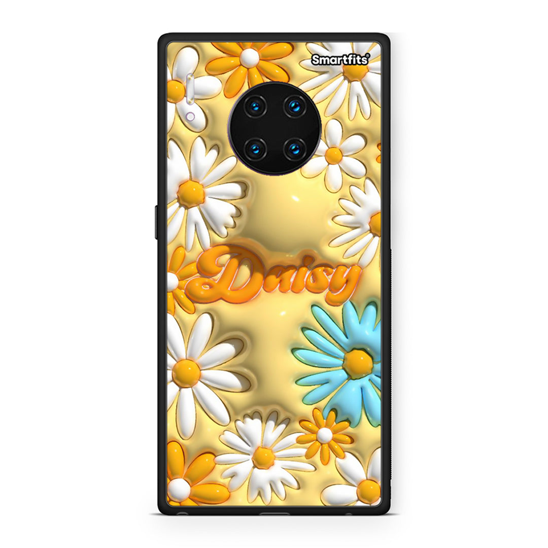 Huawei Mate 30 Pro Bubble Daisies θήκη από τη Smartfits με σχέδιο στο πίσω μέρος και μαύρο περίβλημα | Smartphone case with colorful back and black bezels by Smartfits