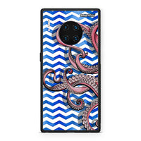 Thumbnail for Huawei Mate 30 Pro Chevron Devilfish θήκη από τη Smartfits με σχέδιο στο πίσω μέρος και μαύρο περίβλημα | Smartphone case with colorful back and black bezels by Smartfits