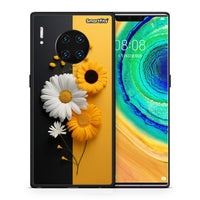 Thumbnail for Θήκη Huawei Mate 30 Pro Yellow Daisies από τη Smartfits με σχέδιο στο πίσω μέρος και μαύρο περίβλημα | Huawei Mate 30 Pro Yellow Daisies case with colorful back and black bezels