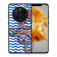 Thumbnail for Θήκη Huawei Mate 50 Pro Chevron Devilfish από τη Smartfits με σχέδιο στο πίσω μέρος και μαύρο περίβλημα | Huawei Mate 50 Pro Chevron Devilfish Case with Colorful Back and Black Bezels