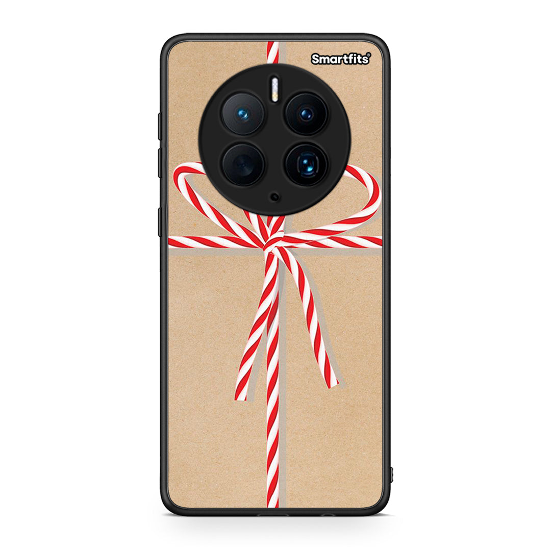 Θήκη Huawei Mate 50 Pro Christmas Gift από τη Smartfits με σχέδιο στο πίσω μέρος και μαύρο περίβλημα | Huawei Mate 50 Pro Christmas Gift Case with Colorful Back and Black Bezels