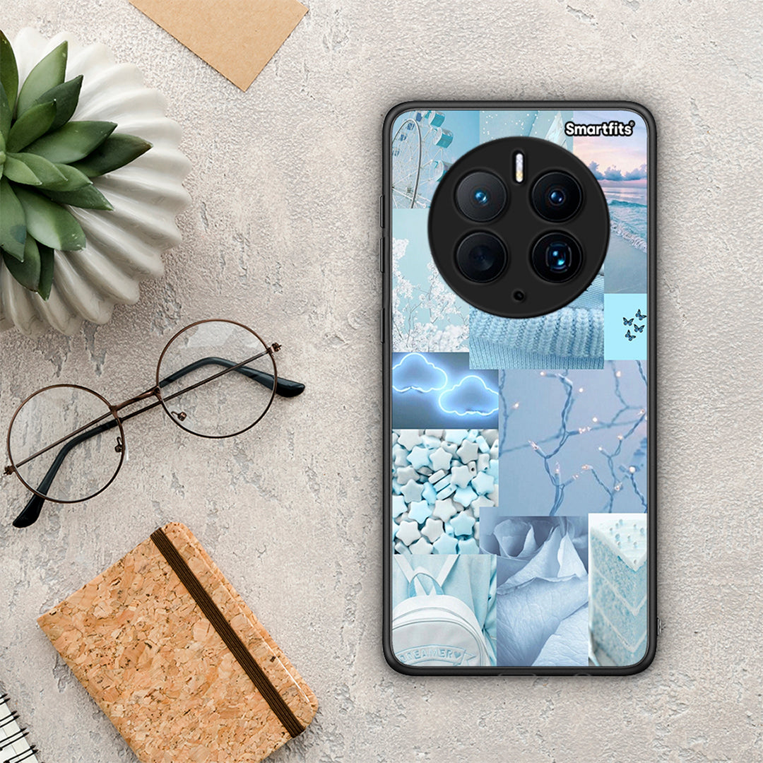 Θήκη Huawei Mate 50 Pro Ciel Aesthetic Collage από τη Smartfits με σχέδιο στο πίσω μέρος και μαύρο περίβλημα | Huawei Mate 50 Pro Ciel Aesthetic Collage Case with Colorful Back and Black Bezels