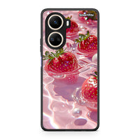 Thumbnail for Θήκη Huawei Nova 10 SE Juicy Strawberries από τη Smartfits με σχέδιο στο πίσω μέρος και μαύρο περίβλημα | Huawei Nova 10 SE Juicy Strawberries Case with Colorful Back and Black Bezels