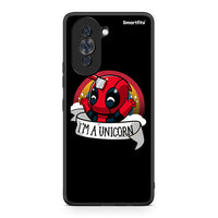 Thumbnail for Huawei Nova 10 Unicorn Deadpool θήκη από τη Smartfits με σχέδιο στο πίσω μέρος και μαύρο περίβλημα | Smartphone case with colorful back and black bezels by Smartfits