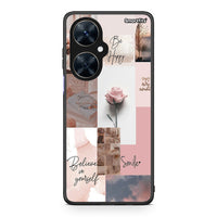 Thumbnail for Huawei Nova 11i Aesthetic Collage θήκη από τη Smartfits με σχέδιο στο πίσω μέρος και μαύρο περίβλημα | Smartphone case with colorful back and black bezels by Smartfits