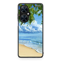 Thumbnail for Huawei Nova 11i Beautiful Beach θήκη από τη Smartfits με σχέδιο στο πίσω μέρος και μαύρο περίβλημα | Smartphone case with colorful back and black bezels by Smartfits