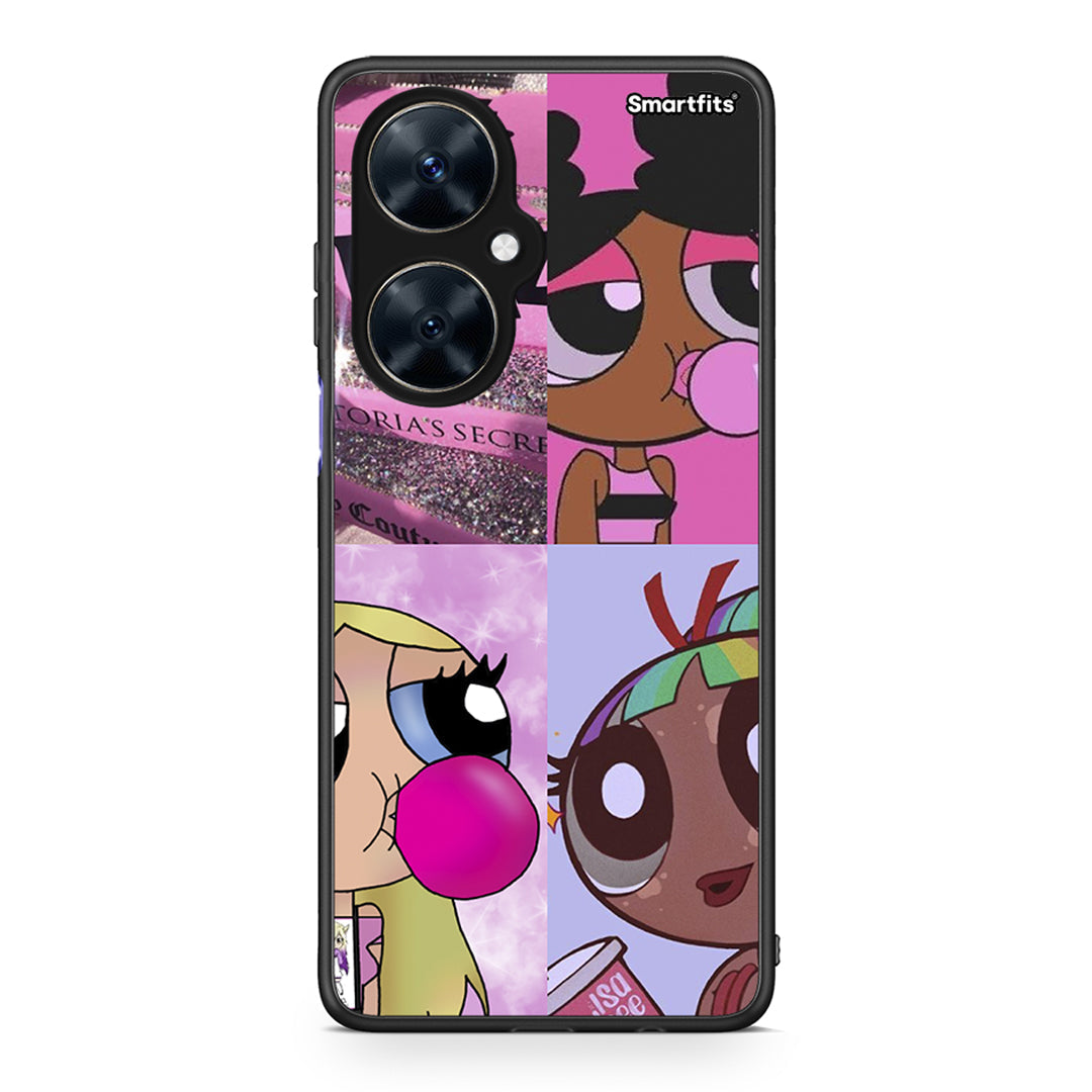 Huawei Nova 11i Bubble Girls Θήκη Αγίου Βαλεντίνου από τη Smartfits με σχέδιο στο πίσω μέρος και μαύρο περίβλημα | Smartphone case with colorful back and black bezels by Smartfits