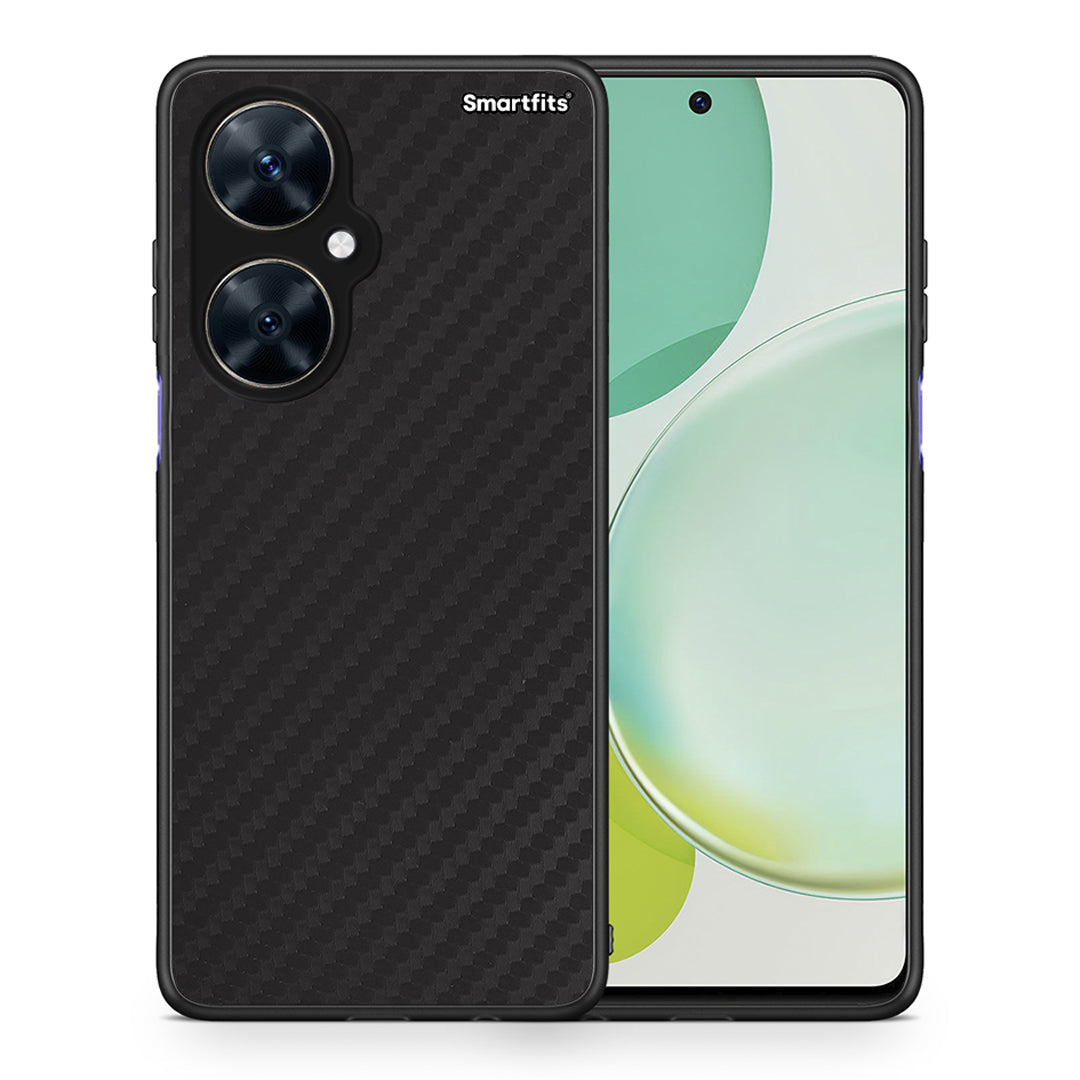 Θήκη Huawei Nova 11i Carbon Black από τη Smartfits με σχέδιο στο πίσω μέρος και μαύρο περίβλημα | Huawei Nova 11i Carbon Black case with colorful back and black bezels