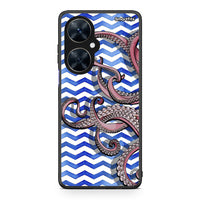 Thumbnail for Huawei Nova 11i Chevron Devilfish θήκη από τη Smartfits με σχέδιο στο πίσω μέρος και μαύρο περίβλημα | Smartphone case with colorful back and black bezels by Smartfits