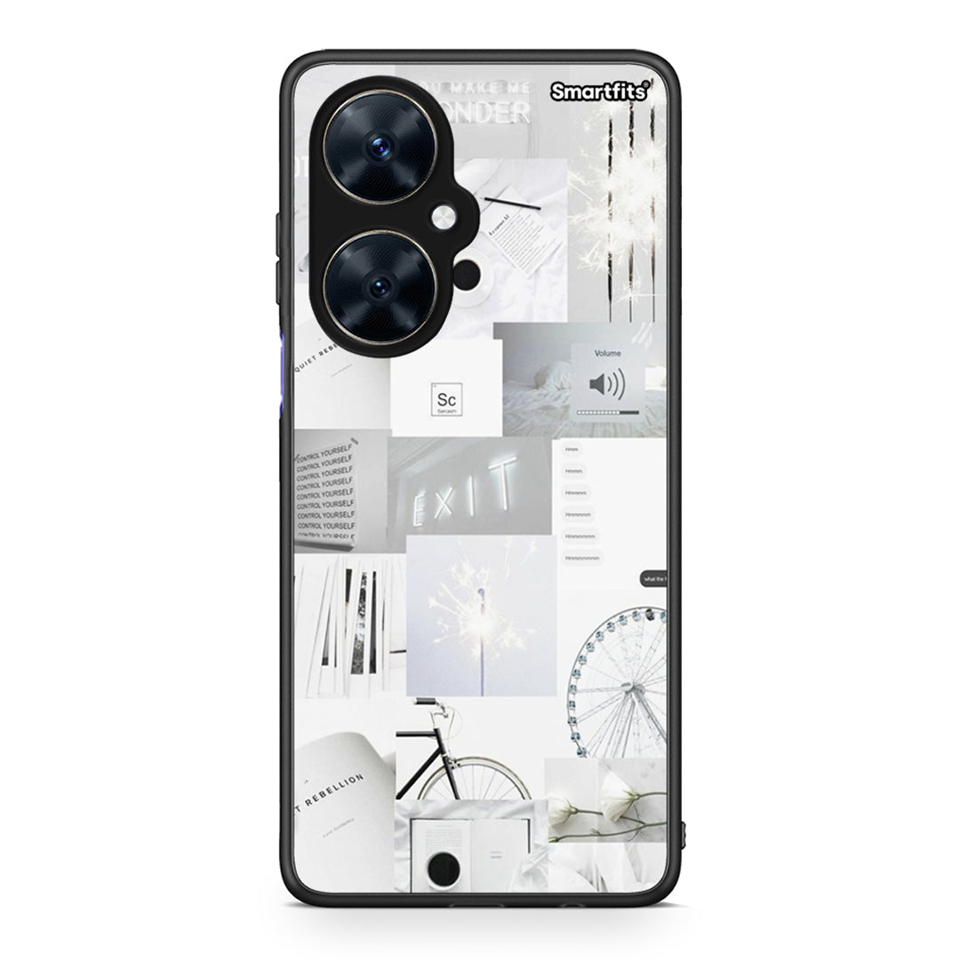 Huawei Nova 11i Collage Make Me Wonder Θήκη Αγίου Βαλεντίνου από τη Smartfits με σχέδιο στο πίσω μέρος και μαύρο περίβλημα | Smartphone case with colorful back and black bezels by Smartfits