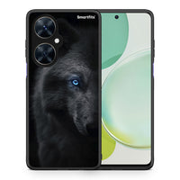 Thumbnail for Θήκη Huawei Nova 11i Dark Wolf από τη Smartfits με σχέδιο στο πίσω μέρος και μαύρο περίβλημα | Huawei Nova 11i Dark Wolf case with colorful back and black bezels