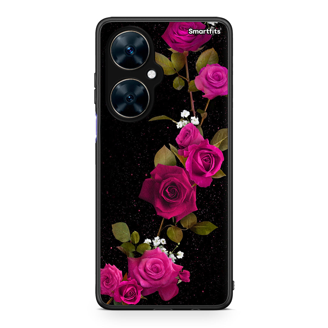 4 - Huawei Nova 11i Red Roses Flower case, cover, bumper