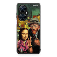 Thumbnail for Huawei Nova 11i Funny Art θήκη από τη Smartfits με σχέδιο στο πίσω μέρος και μαύρο περίβλημα | Smartphone case with colorful back and black bezels by Smartfits