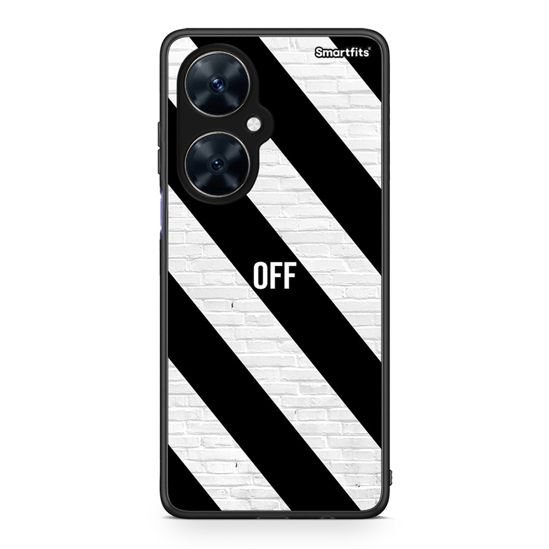 Huawei Nova 11i Get Off θήκη από τη Smartfits με σχέδιο στο πίσω μέρος και μαύρο περίβλημα | Smartphone case with colorful back and black bezels by Smartfits