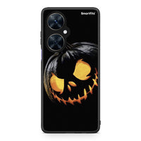 Thumbnail for Huawei Nova 11i Halloween Scary Pumpkin Θήκη από τη Smartfits με σχέδιο στο πίσω μέρος και μαύρο περίβλημα | Smartphone case with colorful back and black bezels by Smartfits