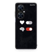 Thumbnail for Huawei Nova 11i Heart Vs Brain Θήκη Αγίου Βαλεντίνου από τη Smartfits με σχέδιο στο πίσω μέρος και μαύρο περίβλημα | Smartphone case with colorful back and black bezels by Smartfits