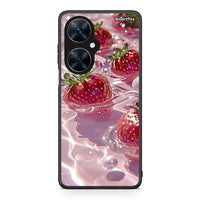 Thumbnail for Huawei Nova 11i Juicy Strawberries θήκη από τη Smartfits με σχέδιο στο πίσω μέρος και μαύρο περίβλημα | Smartphone case with colorful back and black bezels by Smartfits