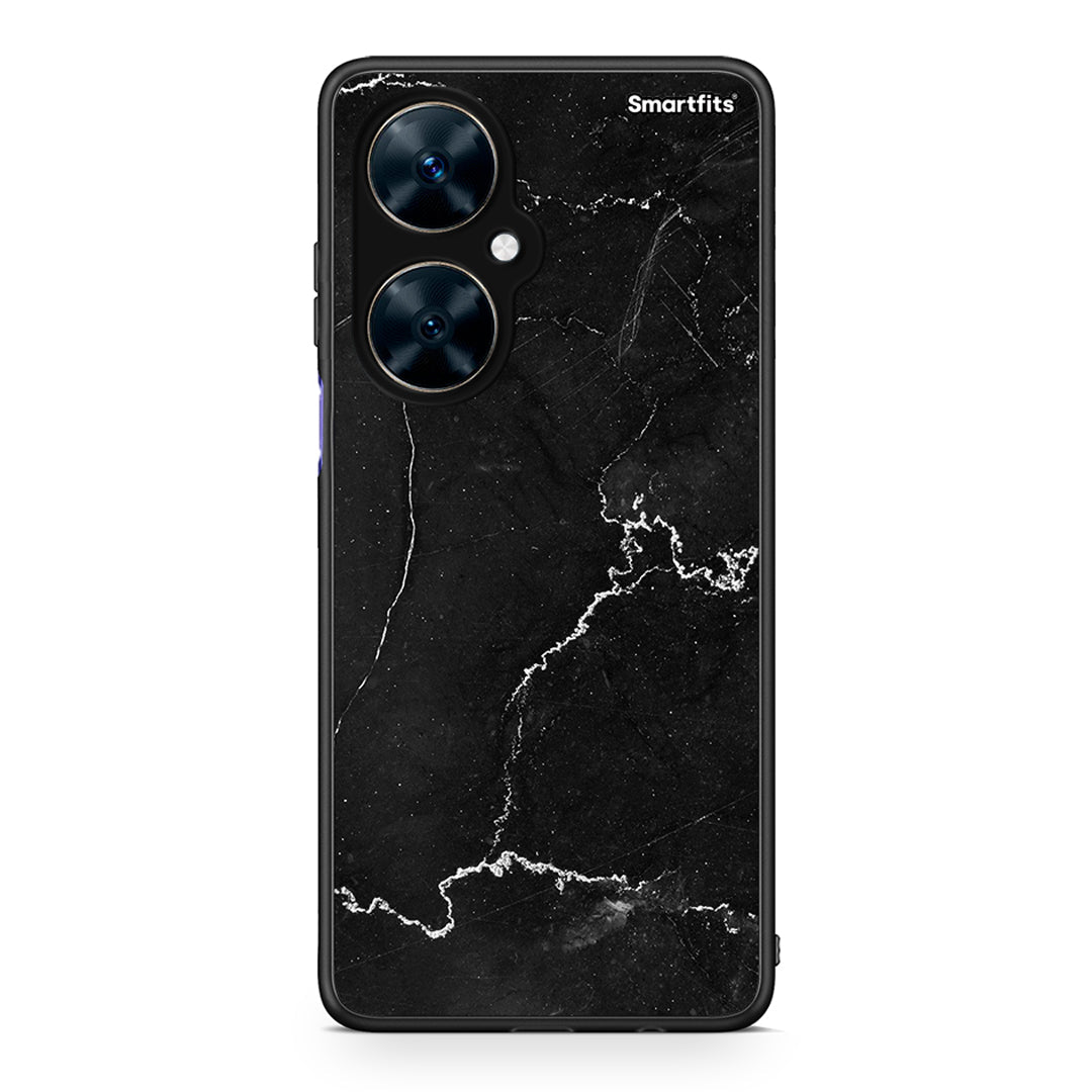 Huawei Nova 11i Marble Black θήκη από τη Smartfits με σχέδιο στο πίσω μέρος και μαύρο περίβλημα | Smartphone case with colorful back and black bezels by Smartfits