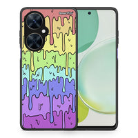 Thumbnail for Θήκη Huawei Nova 11i Melting Rainbow από τη Smartfits με σχέδιο στο πίσω μέρος και μαύρο περίβλημα | Huawei Nova 11i Melting Rainbow case with colorful back and black bezels