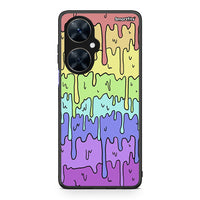 Thumbnail for Huawei Nova 11i Melting Rainbow θήκη από τη Smartfits με σχέδιο στο πίσω μέρος και μαύρο περίβλημα | Smartphone case with colorful back and black bezels by Smartfits