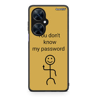 Thumbnail for Huawei Nova 11i My Password Θήκη από τη Smartfits με σχέδιο στο πίσω μέρος και μαύρο περίβλημα | Smartphone case with colorful back and black bezels by Smartfits