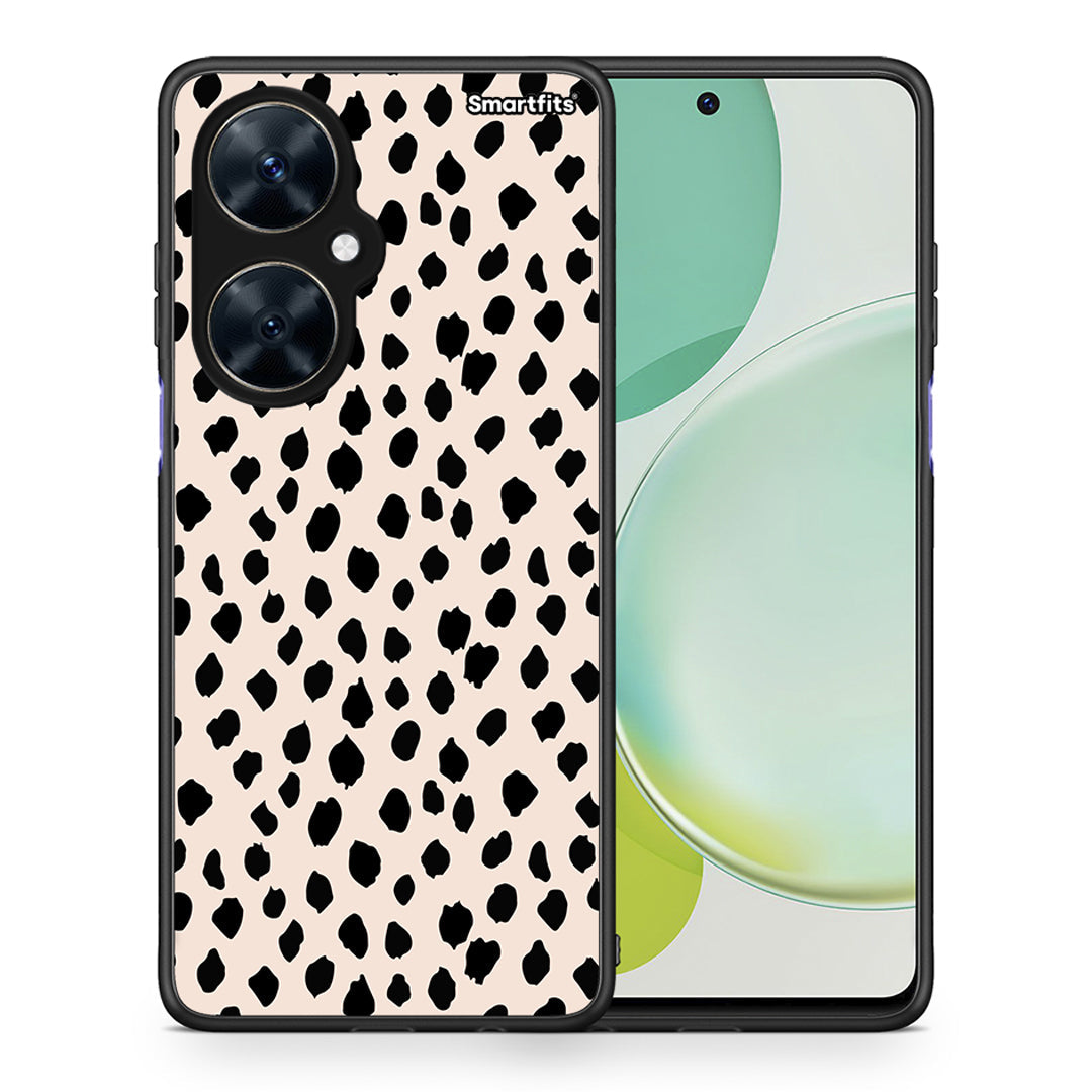 Θήκη Huawei Nova 11i New Polka Dots από τη Smartfits με σχέδιο στο πίσω μέρος και μαύρο περίβλημα | Huawei Nova 11i New Polka Dots case with colorful back and black bezels