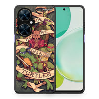 Thumbnail for Θήκη Huawei Nova 11i Ninja Turtles από τη Smartfits με σχέδιο στο πίσω μέρος και μαύρο περίβλημα | Huawei Nova 11i Ninja Turtles case with colorful back and black bezels