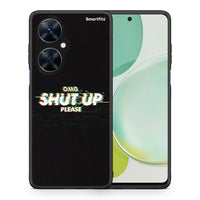 Thumbnail for Θήκη Huawei Nova 11i OMG ShutUp από τη Smartfits με σχέδιο στο πίσω μέρος και μαύρο περίβλημα | Huawei Nova 11i OMG ShutUp case with colorful back and black bezels