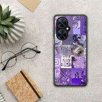 Thumbnail for Purple Aesthetic Collage - Huawei Nova 11i θήκη