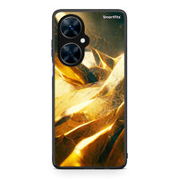 Thumbnail for Huawei Nova 11i Real Gold θήκη από τη Smartfits με σχέδιο στο πίσω μέρος και μαύρο περίβλημα | Smartphone case with colorful back and black bezels by Smartfits