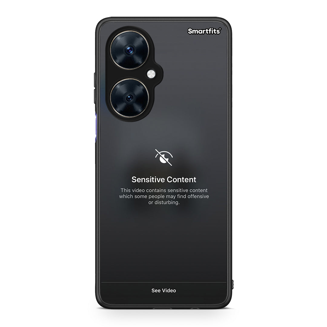 Huawei Nova 11i Sensitive Content θήκη από τη Smartfits με σχέδιο στο πίσω μέρος και μαύρο περίβλημα | Smartphone case with colorful back and black bezels by Smartfits