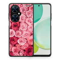 Thumbnail for Θήκη Huawei Nova 11i RoseGarden Valentine από τη Smartfits με σχέδιο στο πίσω μέρος και μαύρο περίβλημα | Huawei Nova 11i RoseGarden Valentine case with colorful back and black bezels