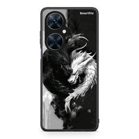 Thumbnail for Huawei Nova 11i Yin Yang Θήκη από τη Smartfits με σχέδιο στο πίσω μέρος και μαύρο περίβλημα | Smartphone case with colorful back and black bezels by Smartfits