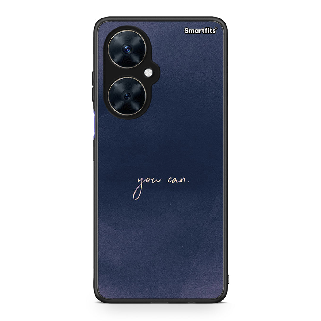 Huawei Nova 11i You Can θήκη από τη Smartfits με σχέδιο στο πίσω μέρος και μαύρο περίβλημα | Smartphone case with colorful back and black bezels by Smartfits