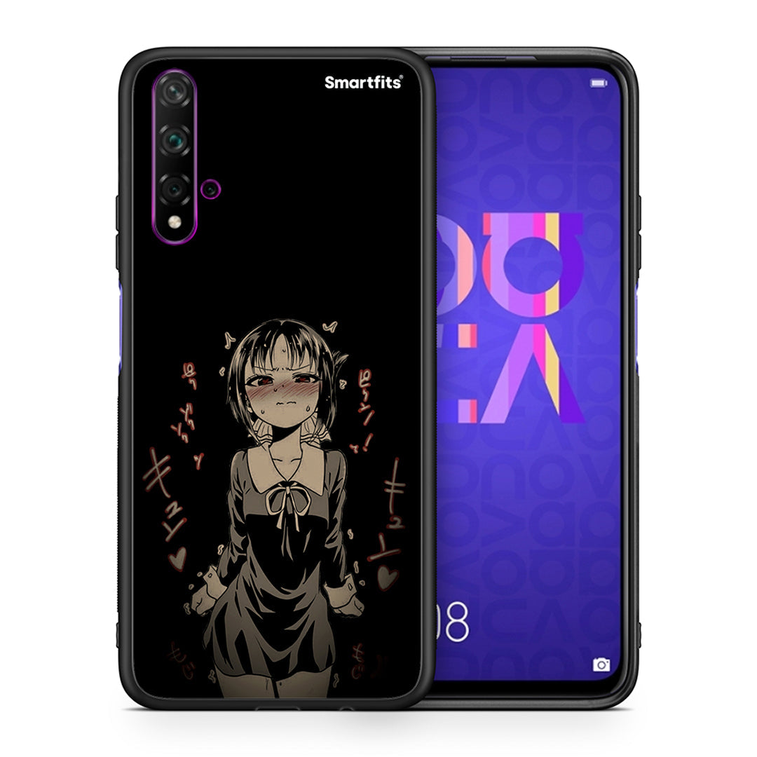 Θήκη Huawei Nova 5T/Honor 20 Anime Girl από τη Smartfits με σχέδιο στο πίσω μέρος και μαύρο περίβλημα | Huawei Nova 5T/Honor 20 Anime Girl case with colorful back and black bezels