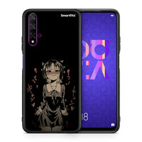 Thumbnail for Θήκη Huawei Nova 5T/Honor 20 Anime Girl από τη Smartfits με σχέδιο στο πίσω μέρος και μαύρο περίβλημα | Huawei Nova 5T/Honor 20 Anime Girl case with colorful back and black bezels