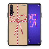 Thumbnail for Θήκη Huawei Nova 5T/Honor 20 Christmas Gift από τη Smartfits με σχέδιο στο πίσω μέρος και μαύρο περίβλημα | Huawei Nova 5T/Honor 20 Christmas Gift case with colorful back and black bezels