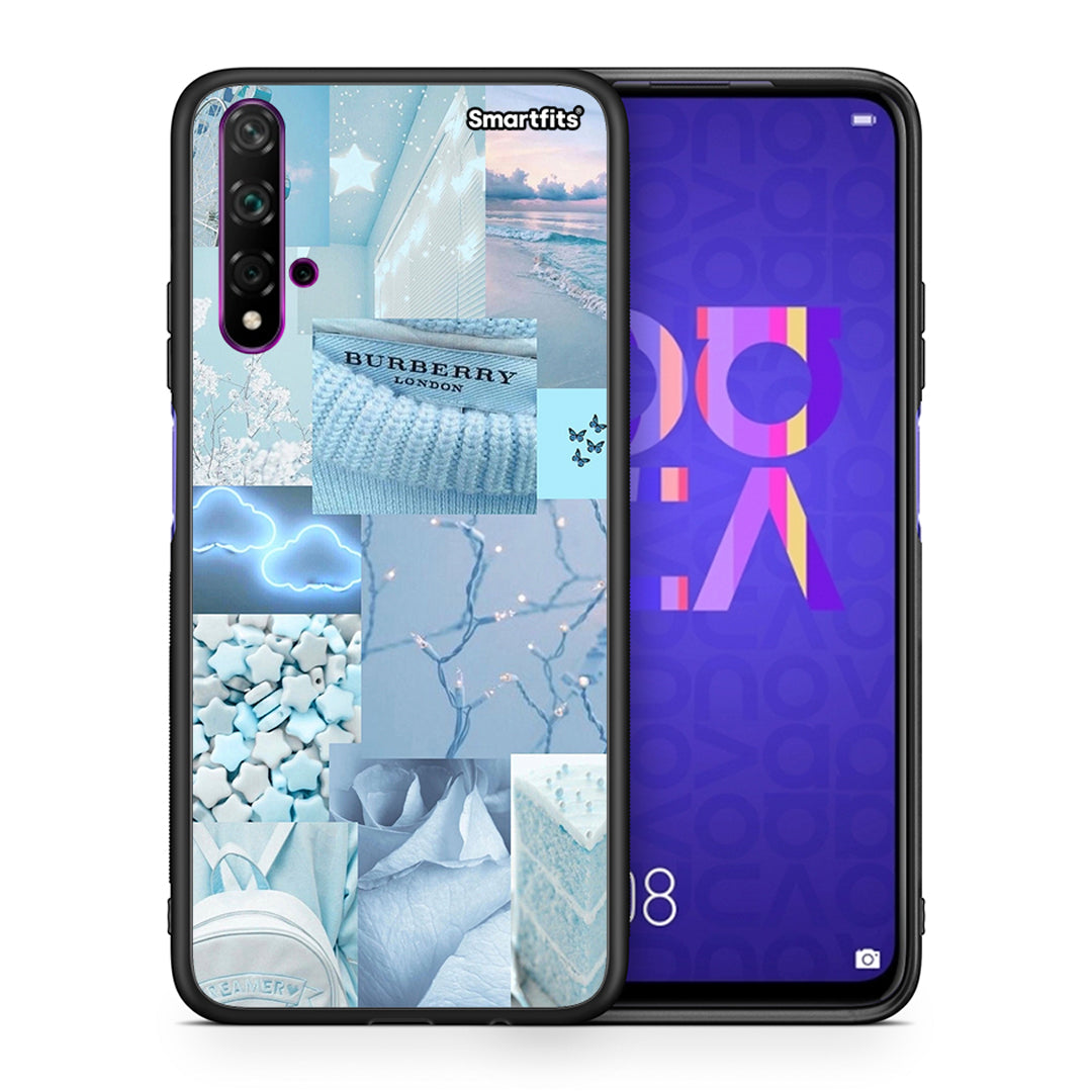 Θήκη Huawei Nova 5T/Honor 20 Ciel Aesthetic Collage από τη Smartfits με σχέδιο στο πίσω μέρος και μαύρο περίβλημα | Huawei Nova 5T/Honor 20 Ciel Aesthetic Collage case with colorful back and black bezels