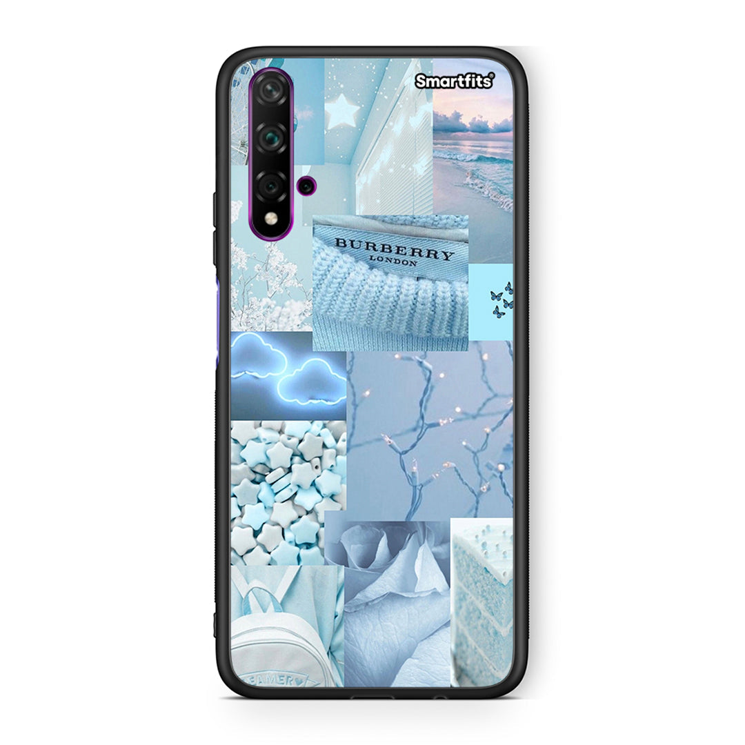 Huawei Nova 5T Ciel Aesthetic Collage θήκη από τη Smartfits με σχέδιο στο πίσω μέρος και μαύρο περίβλημα | Smartphone case with colorful back and black bezels by Smartfits