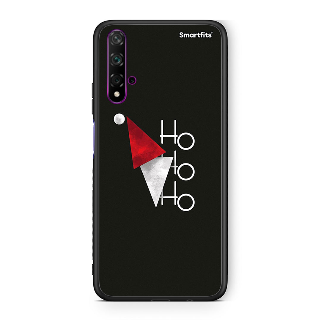 Huawei Nova 5T Minimal Christmas θήκη από τη Smartfits με σχέδιο στο πίσω μέρος και μαύρο περίβλημα | Smartphone case with colorful back and black bezels by Smartfits