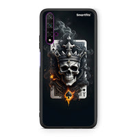 Thumbnail for Huawei Nova 5T Skull King Ace θήκη από τη Smartfits με σχέδιο στο πίσω μέρος και μαύρο περίβλημα | Smartphone case with colorful back and black bezels by Smartfits