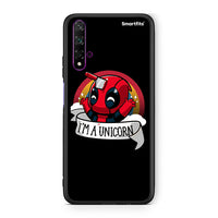 Thumbnail for Huawei Nova 5T Unicorn Deadpool θήκη από τη Smartfits με σχέδιο στο πίσω μέρος και μαύρο περίβλημα | Smartphone case with colorful back and black bezels by Smartfits