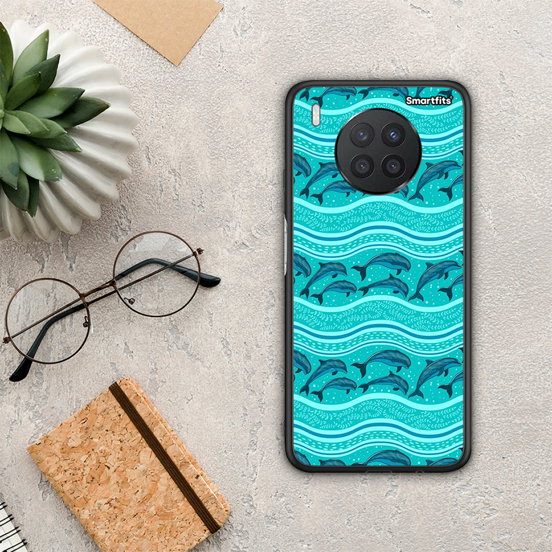 Swimming Dolphins - Huawei Nova 8i / Honor 50 Lite case