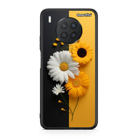 Thumbnail for Huawei Nova 8i / Honor 50 Lite Yellow Daisies θήκη από τη Smartfits με σχέδιο στο πίσω μέρος και μαύρο περίβλημα | Smartphone case with colorful back and black bezels by Smartfits
